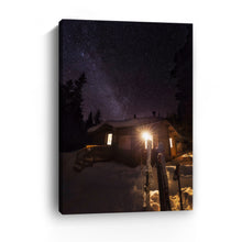 Edith Cavell Hut Starry Ski Night