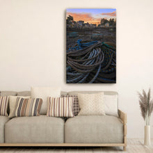 Port Clyde Maine Rope Dock Sunrise