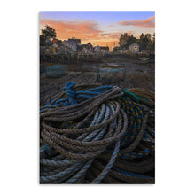 Port Clyde Maine Rope Dock Sunrise