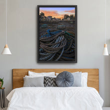 Port Clyde Maine Rope Dock Sunrise