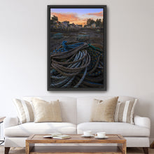 Port Clyde Maine Rope Dock Sunrise