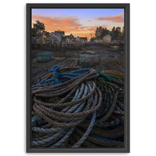 Port Clyde Maine Rope Dock Sunrise