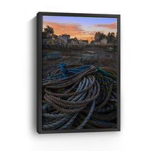 Port Clyde Maine Rope Dock Sunrise