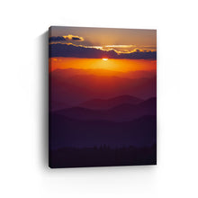Smoky Mountains - Mountain Ridges Sunset
