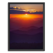 Smoky Mountains - Mountain Ridges Sunset