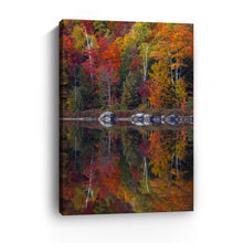 Round Pond Foliage Reflection Centered