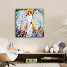 Angel with Red Roses