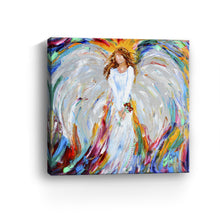 Angel with Red Roses