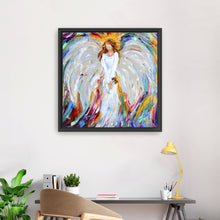 Angel with Red Roses