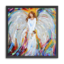 Angel with Red Roses