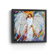 Angel with Red Roses