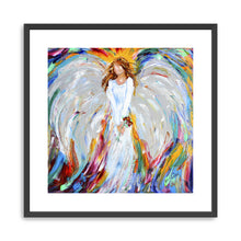 Angel with Red Roses