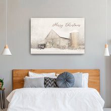 White Christmas Barn