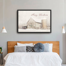 White Christmas Barn