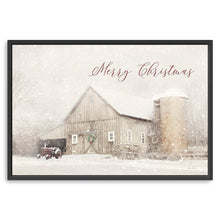 White Christmas Barn