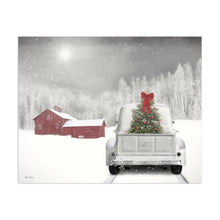 White Truck Red Barn you Can Plan on Me