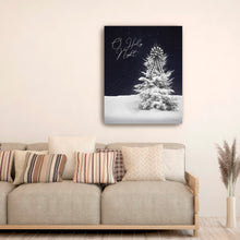 O Holy Night Snowy Tree