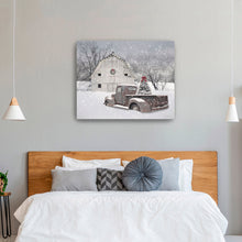 White Barn Truck Christmas Tree