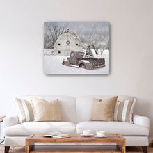 White Barn Truck Christmas Tree