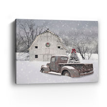 White Barn Truck Christmas Tree