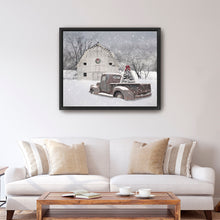 White Barn Truck Christmas Tree