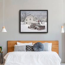 White Barn Truck Christmas Tree