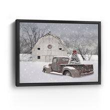 White Barn Truck Christmas Tree