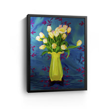 Tulips in Yellow Vase