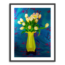 Tulips in Yellow Vase