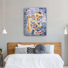 Playing With Koi Fish