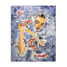 Playing With Koi Fish