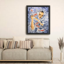 Playing With Koi Fish