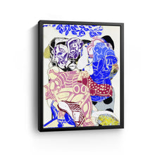 Man in Armchair With Child