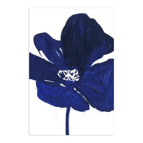 Indigo Petal I Canvas Wall Art