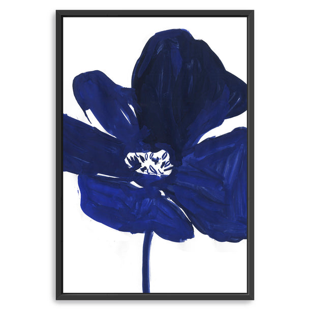 Indigo Petal I Canvas Wall Art