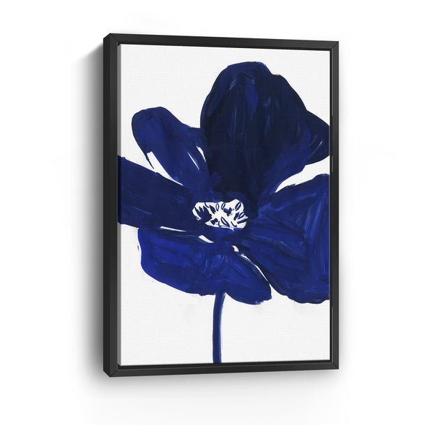 Indigo Petal I Canvas Wall Art