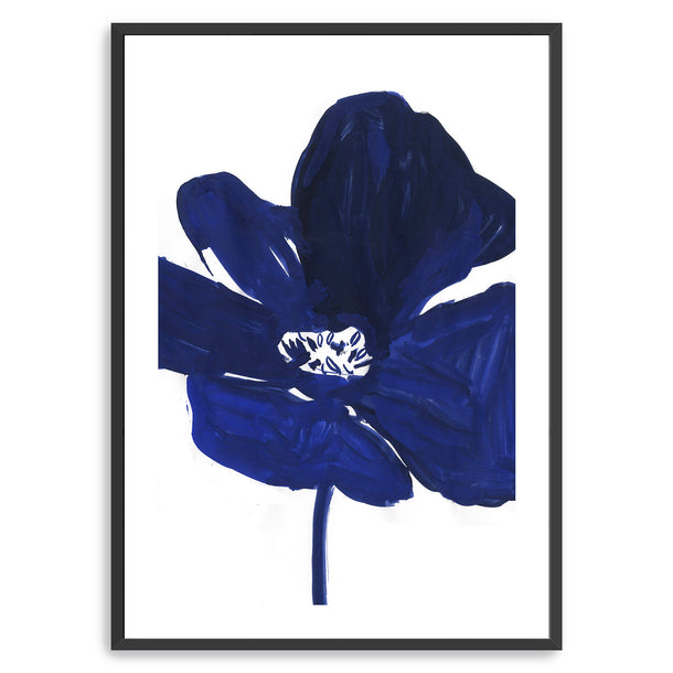 Indigo Petal I Canvas Wall Art