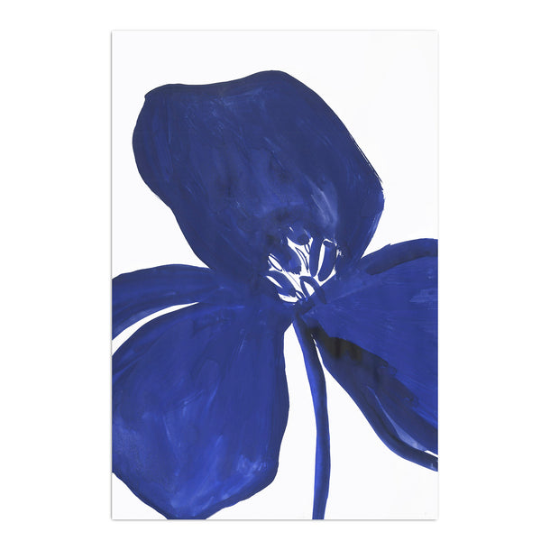 Indigo Petal II Canvas Wall Art