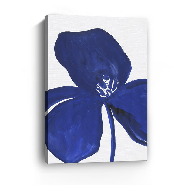 Indigo Petal II Canvas Wall Art