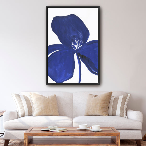 Indigo Petal II Canvas Wall Art