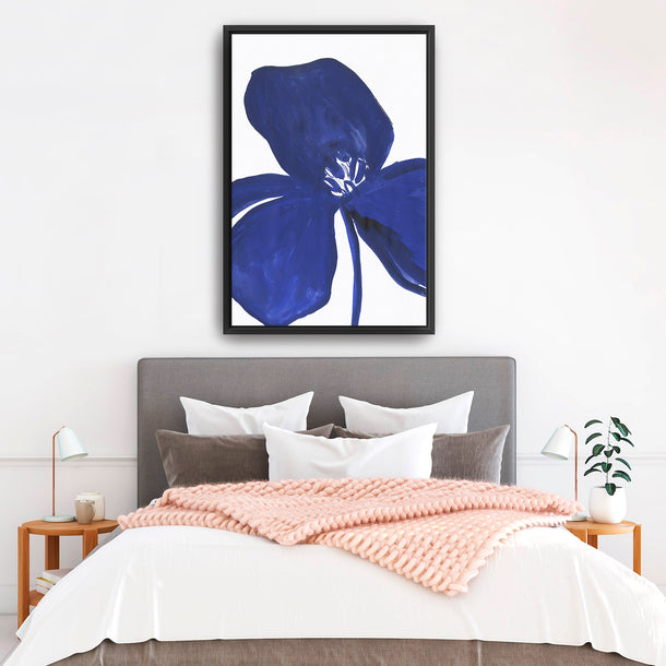 Indigo Petal II Canvas Wall Art