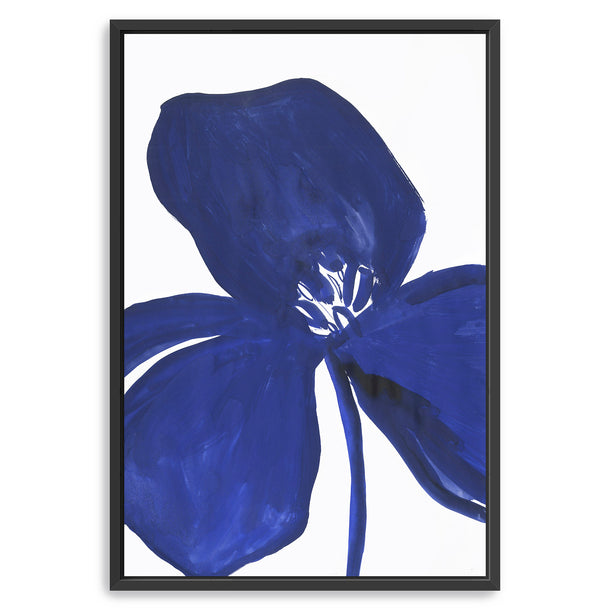 Indigo Petal II Canvas Wall Art