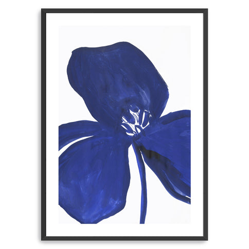 Indigo Petal II Canvas Wall Art