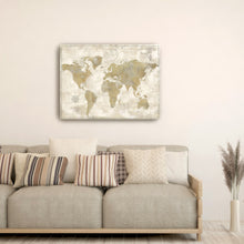 Rustic World Map Cream No Words