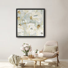 Poppies in the Wind Cream Square