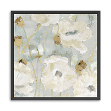 Poppies in the Wind Cream Square