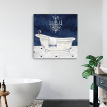 Navy Blue Bath I