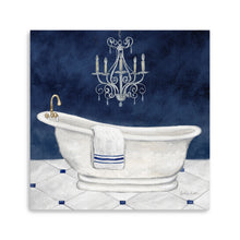 Navy Blue Bath I