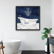 Navy Blue Bath I