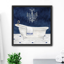 Navy Blue Bath I